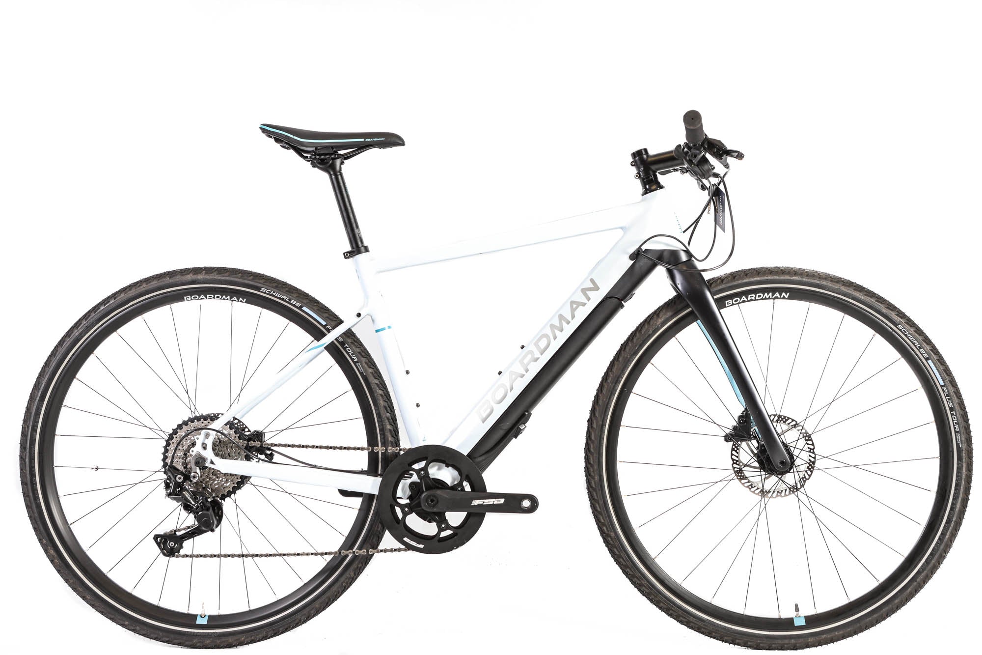 Boardman HYB Disc Shimano Deore Electric Bike 2019, Size