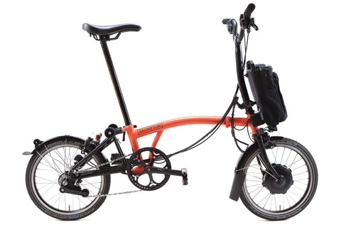Brompton C-Line Explore Electric Folding Bike 2023 – Cycle Exchange