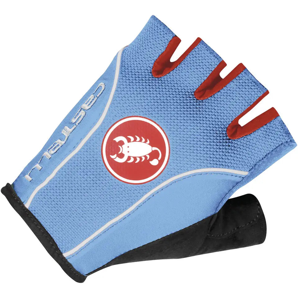 Castelli Rosso Corsa Free Glove, Drive Blue - Small