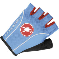 Castelli Rosso Corsa Free Glove, Drive Blue - Small