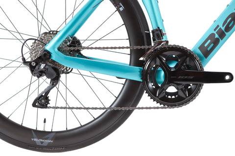 Bianchi e-Oltre Shimano 105 Disc Electric Road Bike 2025, Size 55cm