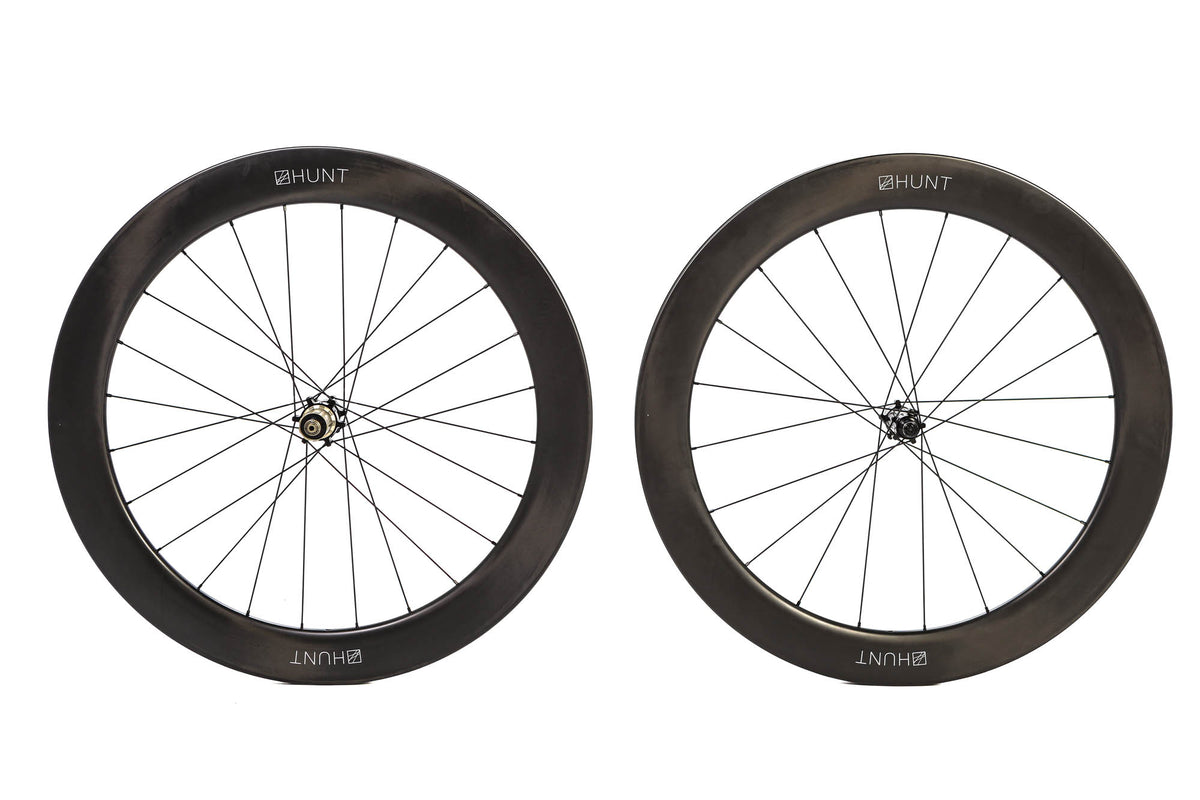 Hunt 65 Carbon Aero Disc Wheelset, Shimano Freehub