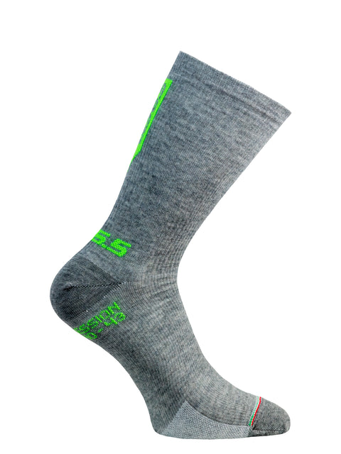Q36.5 Compression 100% Wool Sock, Grey