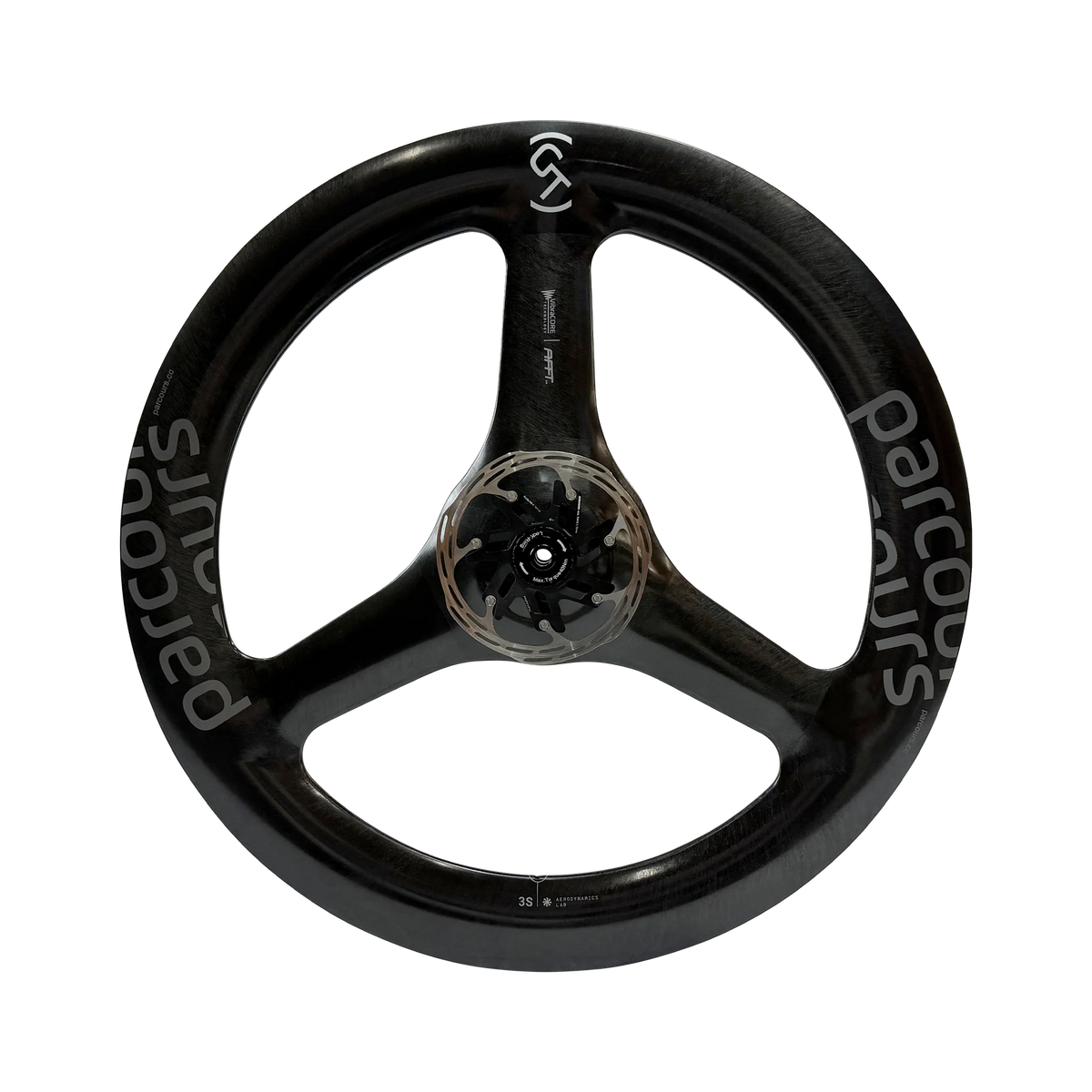 Parcours 3S GT (Trispoke) Disc Carbon Front Wheel