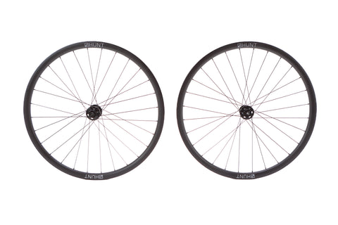 Hunt 30 Carbon All-Road Carbon Disc Wheelset, Shimano Freehub