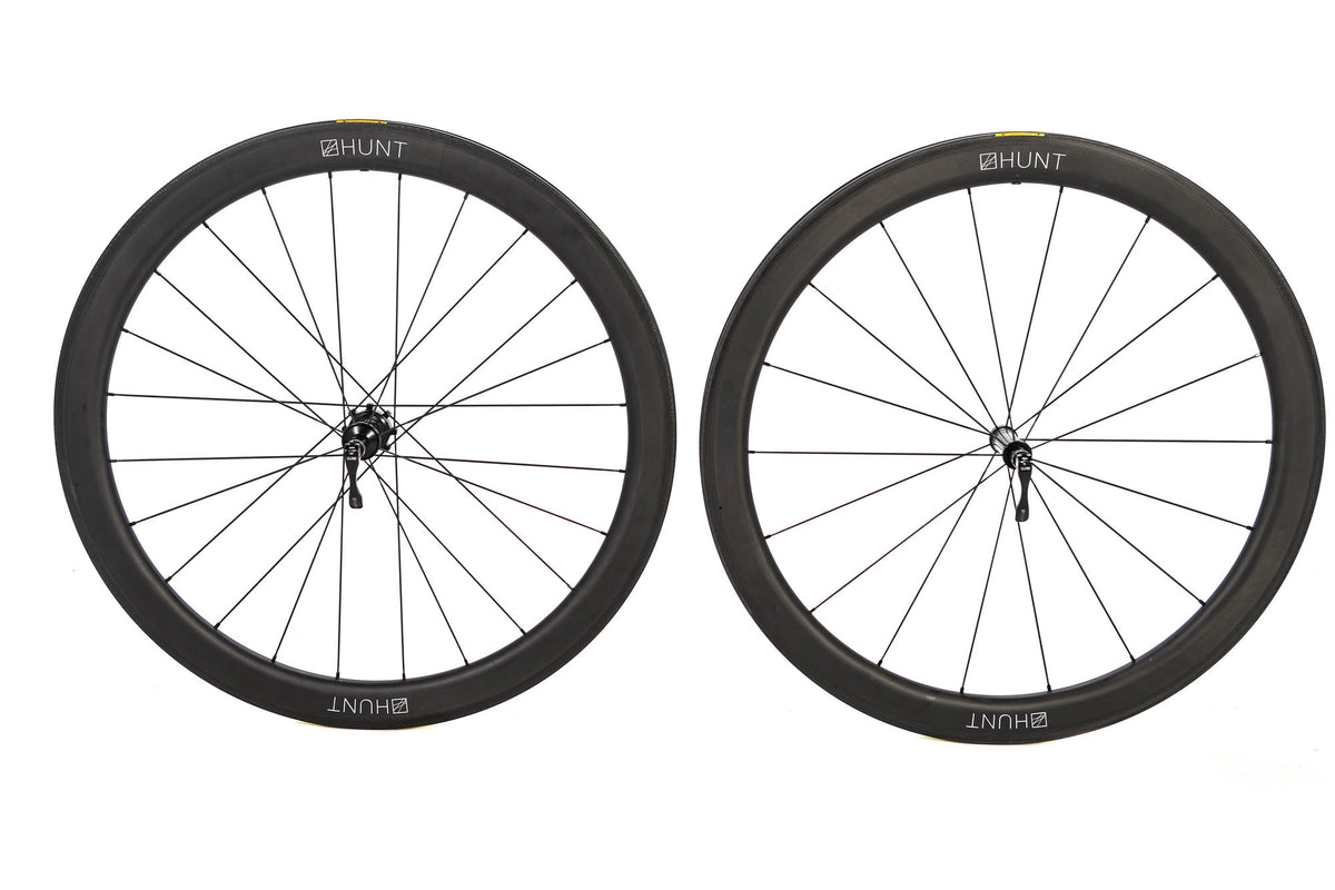 Hunt 50 Carbon Wide Aero Rim Wheelset, Shimano Freehub