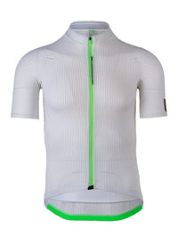 Q36.5 L1 Short Sleeve Jersey, White Pinstripe - Large