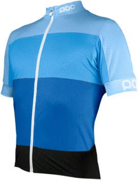POC Fondo Light Short Sleeve Jersey, Seaborgium Multi Blue