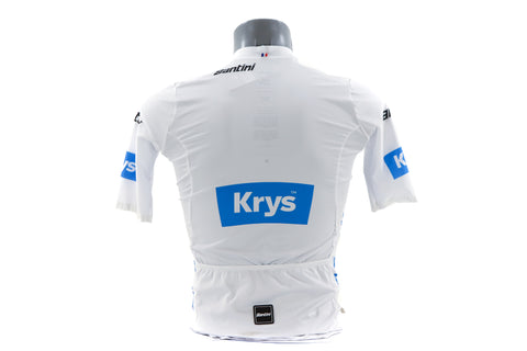 Santini Tour de France White Jersey, Size Medium