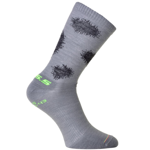 Q36.5 Plus Snow Camo Sock, Grey - EU 36-39