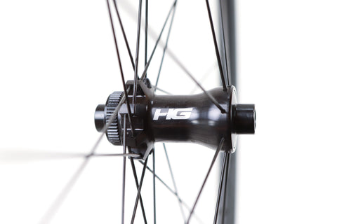 Hollowgram HG35 Carbon Disc Wheelset, Shimano Freehub