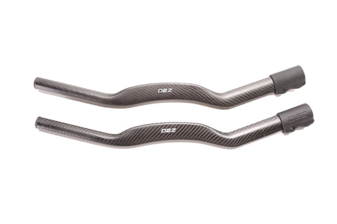 Drag2Zero Underarm Ski Pole System – Hi Rise with Straight Grip