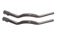 Drag2Zero Underarm Ski Pole System – Hi Rise with Straight Grip