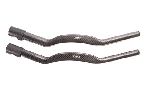 Drag2Zero Underarm Ski Pole System – Hi Rise with Straight Grip