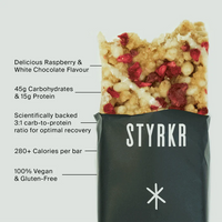 Styrkr Bar+ Recovery Bar, Various Flavours