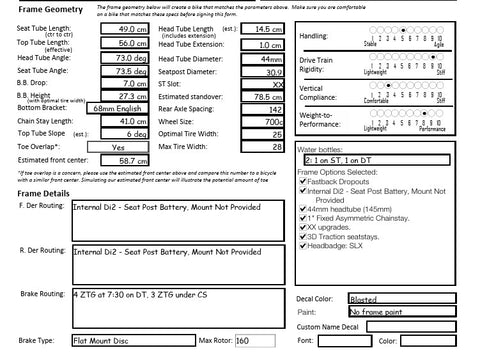 Enigma Echelon Sram Red eTap Disc Road Bike 2020, Size 54cm