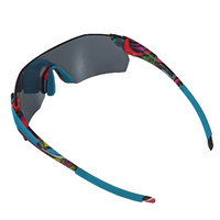 Smith Pivlock Arena Max, Matte Multicolour/ Black with Green Mirror & Amber