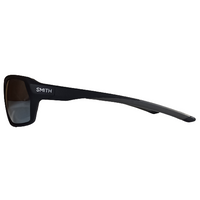 Smith Rebound Sunglasses, Matte Black/ ChromaPop Polarized Platinum Mirror