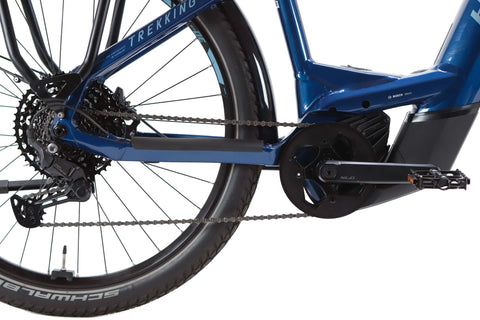 Haibike Trekking 8 Low Shimano Cues Electric Hybrid Bike 2023, Size Small