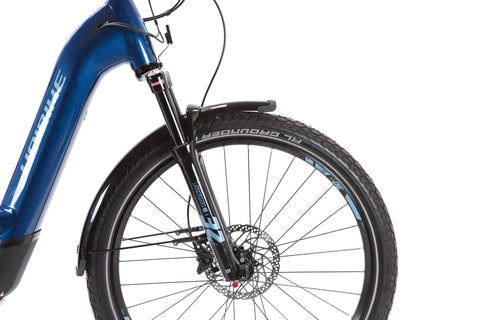 Haibike Trekking 8 Low Shimano Cues Electric Hybrid Bike 2023, Size Small