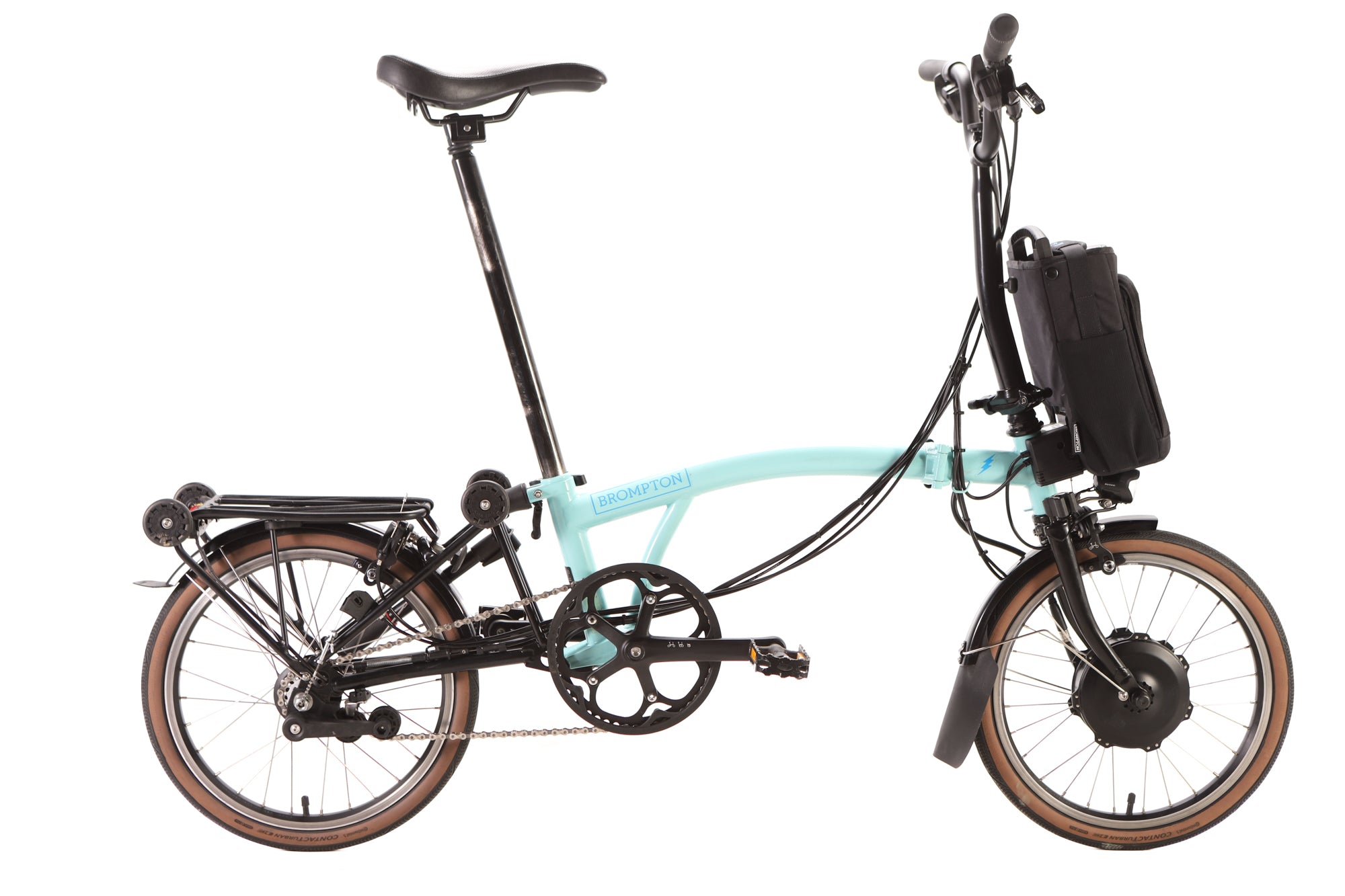 Brompton C Line Explore Electric Folding Bike 2022 – Cycle Exchange