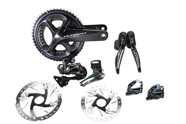 Shimano Ultegra Di2 R8000 Hydraulic Disc Groupset, 52/36t - 172.5