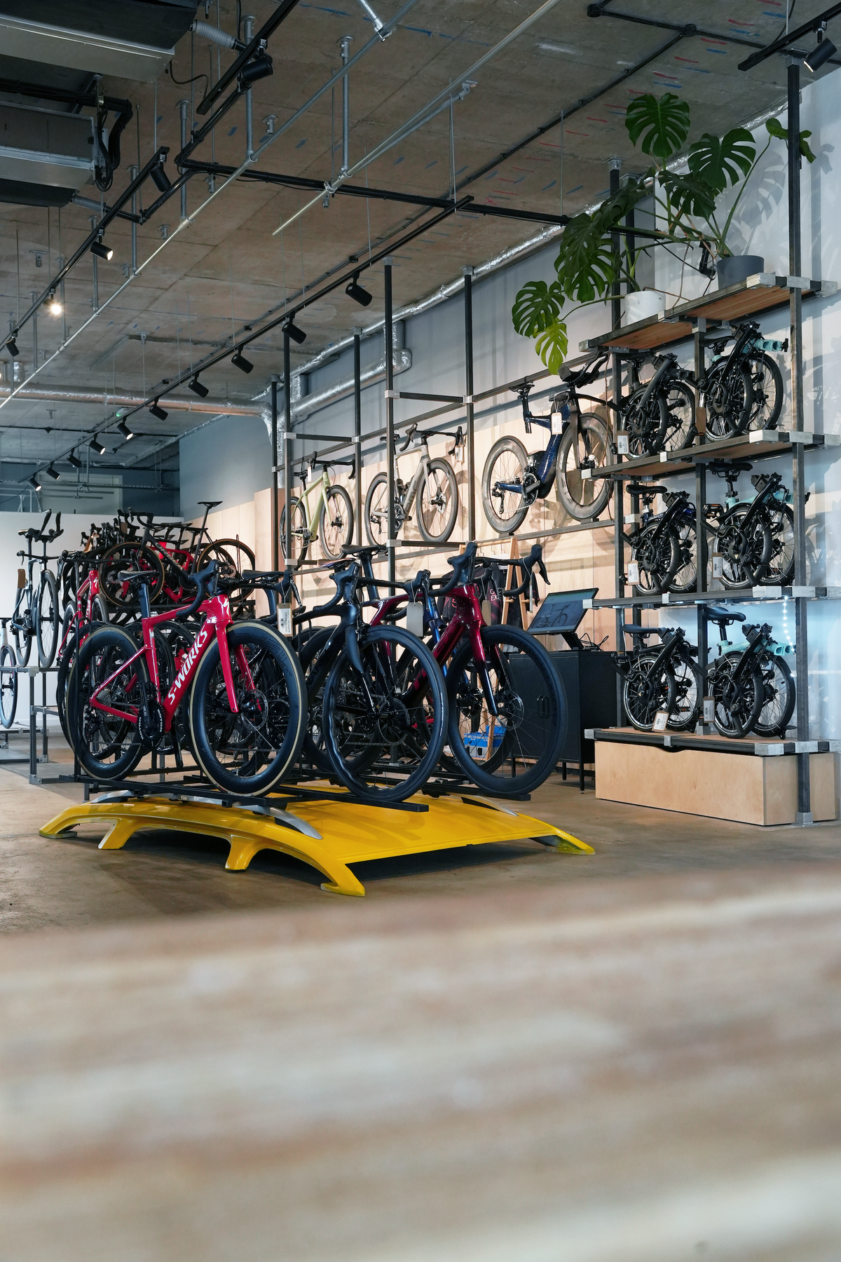 The bike showroom at Cycle Exchange Kingston