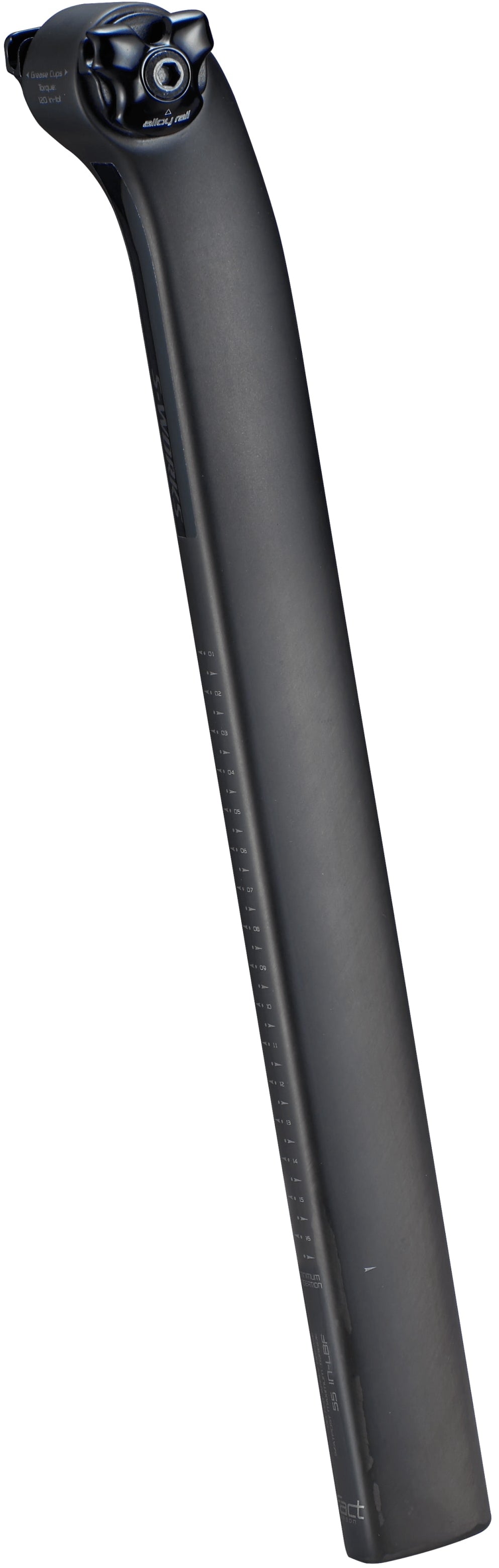 S-Works Tarmac SL7 Seatpost Clean 380mm, 20mm offset, Carbon clamps