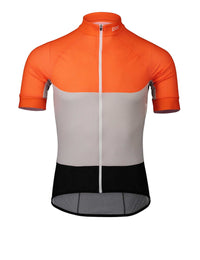 POC AVIP Printed Light Short Sleeve Jersey, Orange