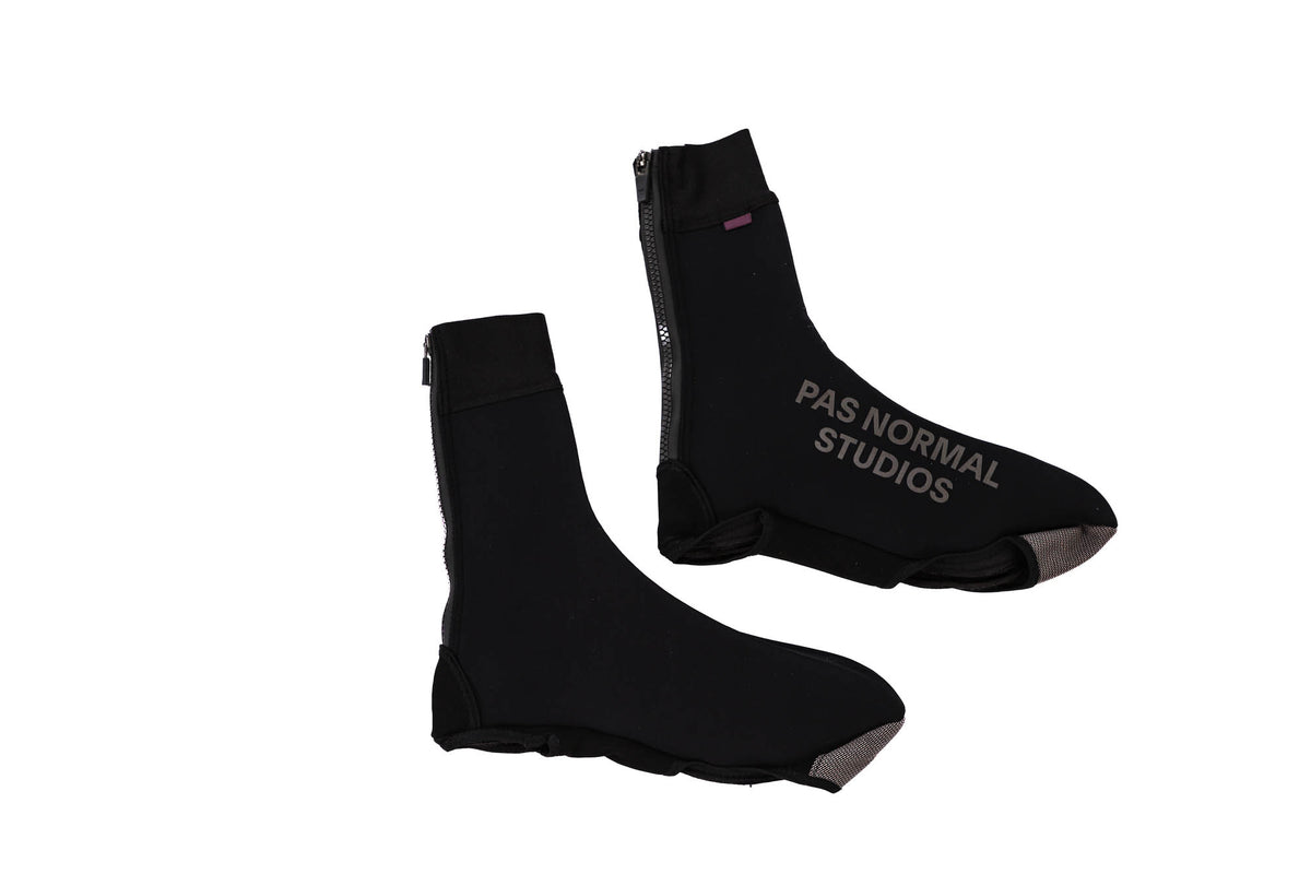 Pas Normal Studios Logo Heavy Overshoes, Black - Size Medium