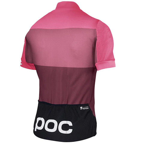 POC Fondo Light Short Sleeve Jersey, Sulfate Multi Pink