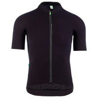Q36.5 L1 Short Sleeve Jersey, Pinstripe Black - Small