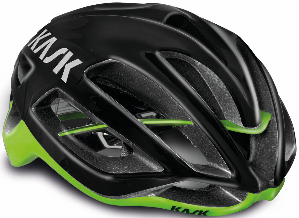 Kask Protone Road Helmet Black/Lime, Size M