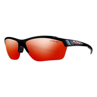Smith Approach Max Sunglasses, 0D28 Black/ Red Mirror/ Ignitor/ Clear