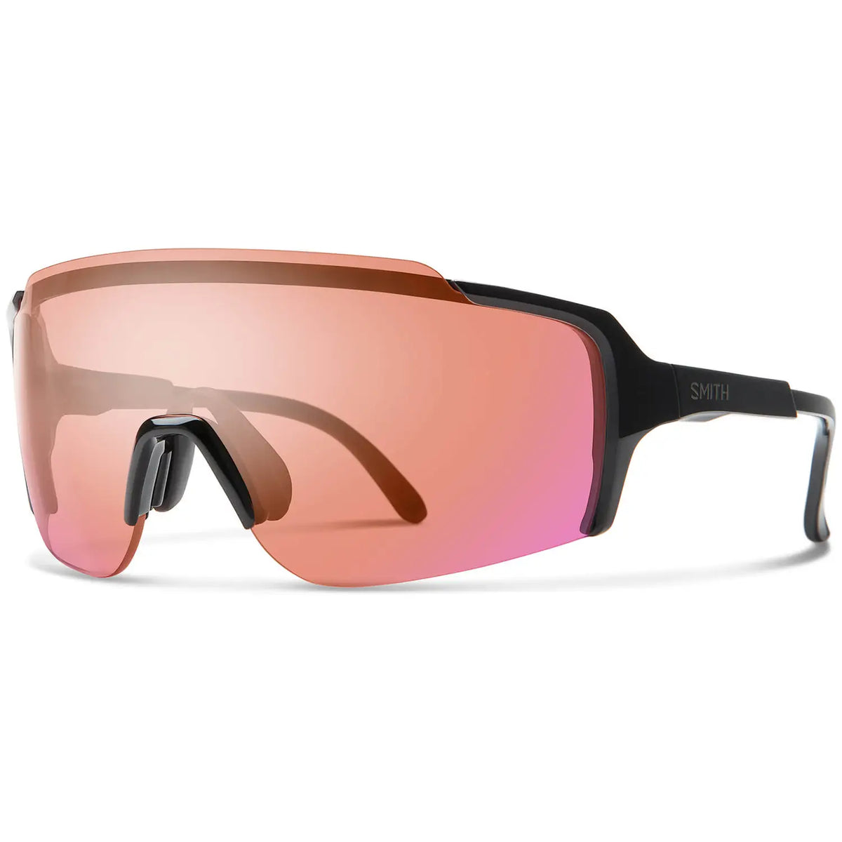 Smith Flywheel Sunglasses, Black/ Contrast Rose