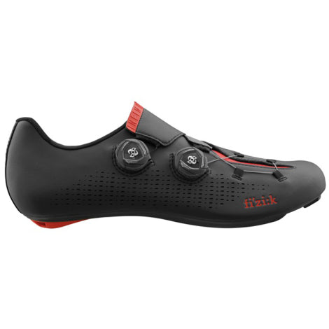 Fizik R1 Infinito Mens Road Shoe Black/ Red, Size 41