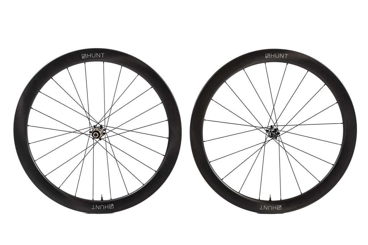 Hunt Aero 50 Disc Carbon Wheelset, Shimano Freehub
