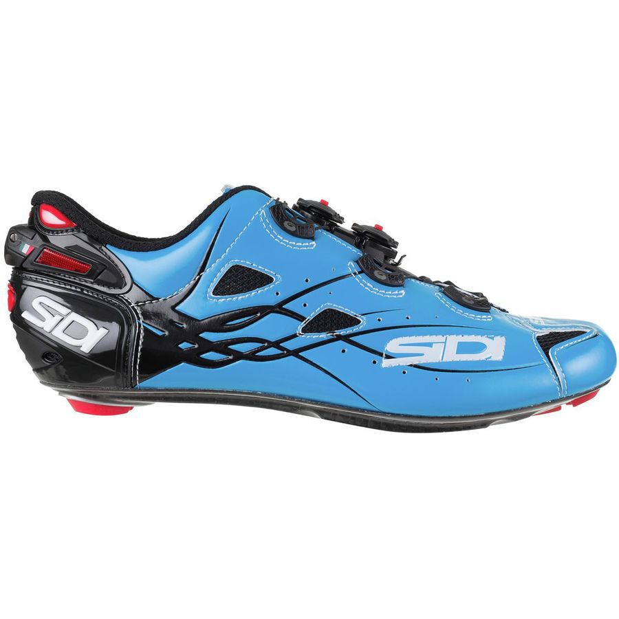 Sidi Shot Carbon Road Shoe Man Blue Sky/Black, Size 43
