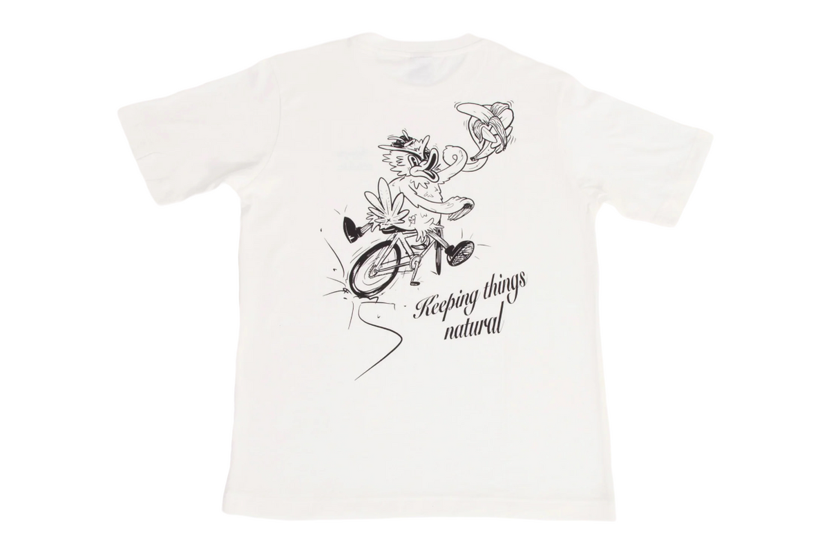Angry Pablo ‘Keeping Things Natural’ Oversized Tee / Off-White