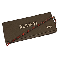 KMC DLC 11 Speed Chain, Black/ Red