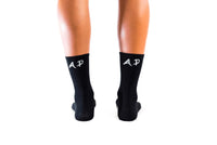Angry Pablo High Top Summer Cycling Socks - Black