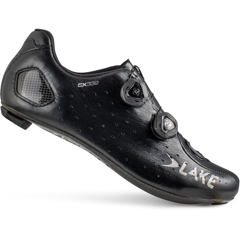 Lake CX332 Road Shoe, Black Size 42