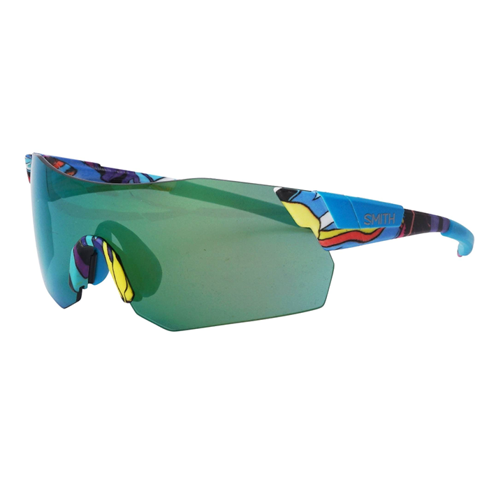 Smith Pivlock Arena Max, Matte Multicolour/ Black with Green Mirror & Amber